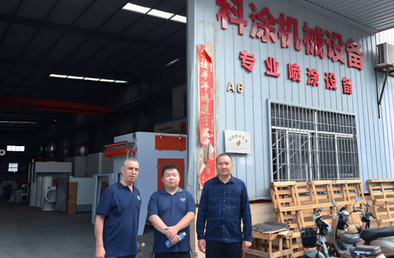 Customer visit and line inspection