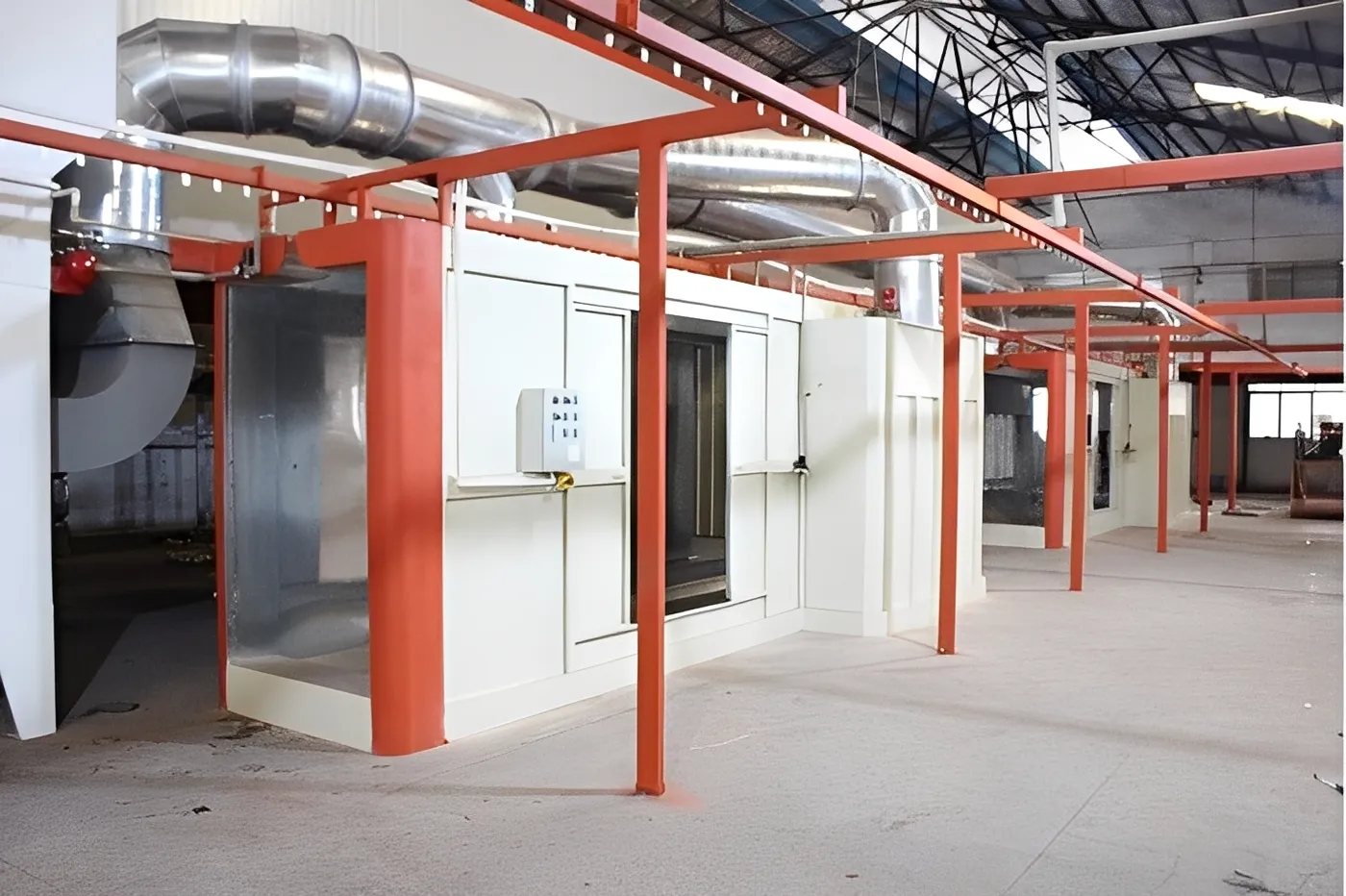 Booth oven pretreatment