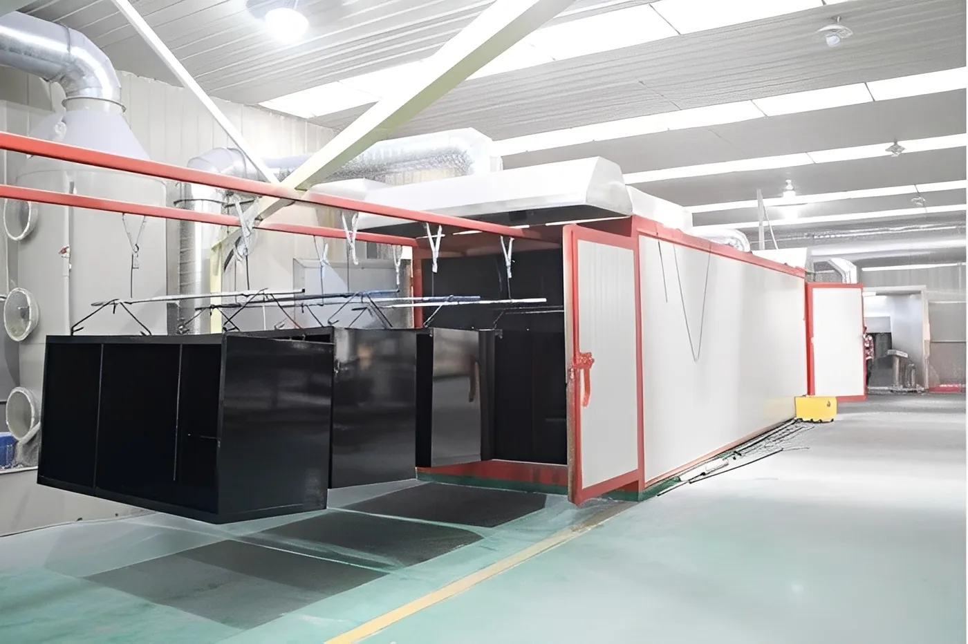 Curing oven burner or heater module