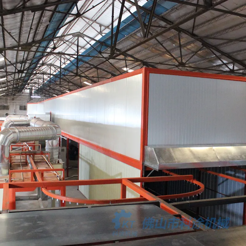 Modern manufacturing facility with equipment assembly and testing capabilities