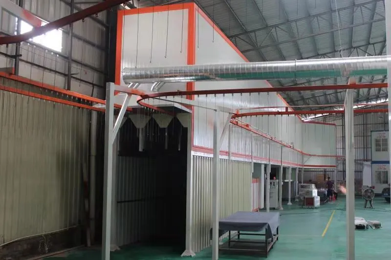 Chuỗi băng chuyền với giá treo