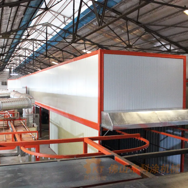 Insulated powder coating oven module