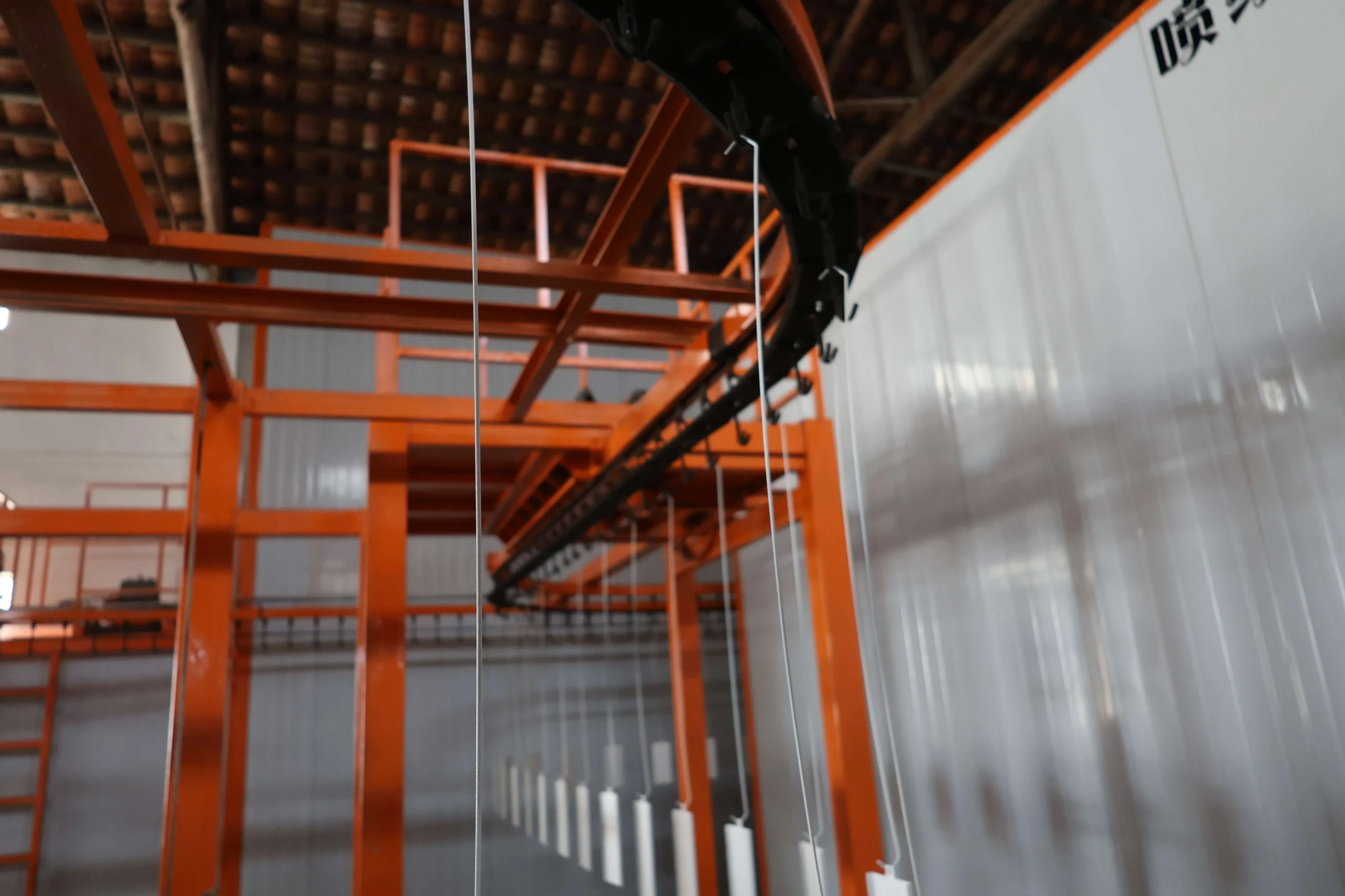 Gas curing oven