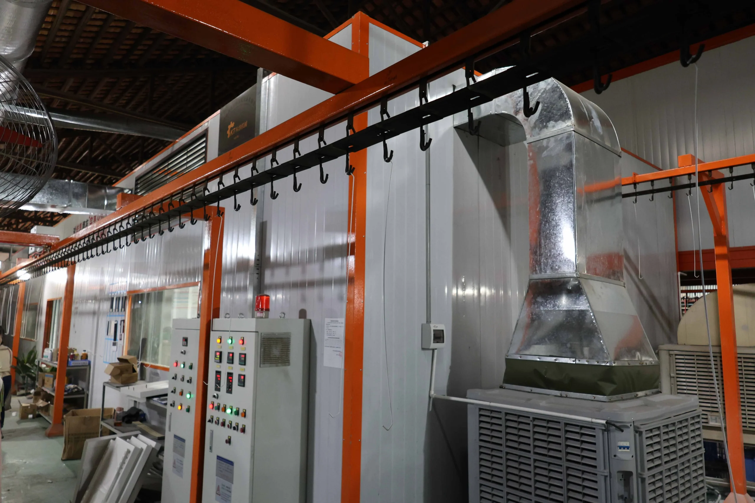 Oven manufacturing facility with precision fabrication and quality inspection