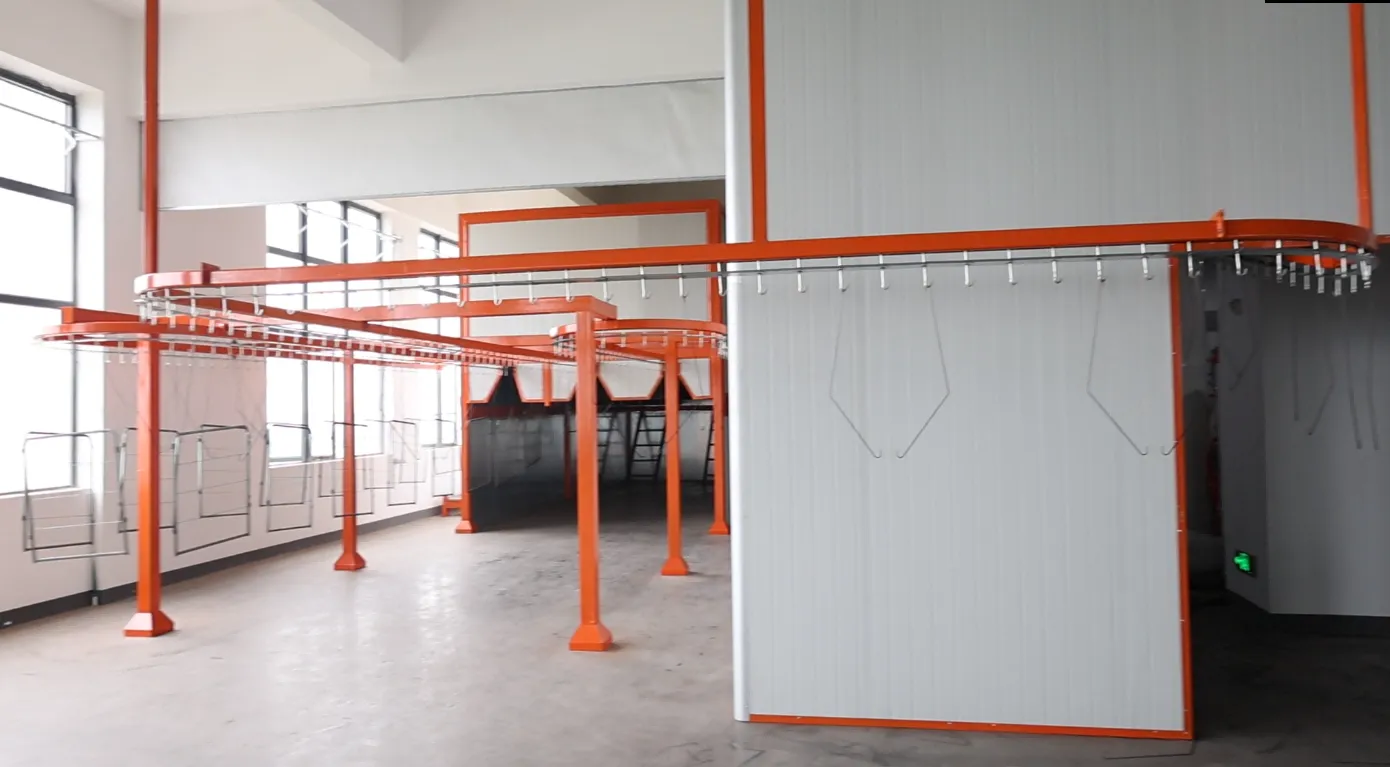 Powder coating curing oven