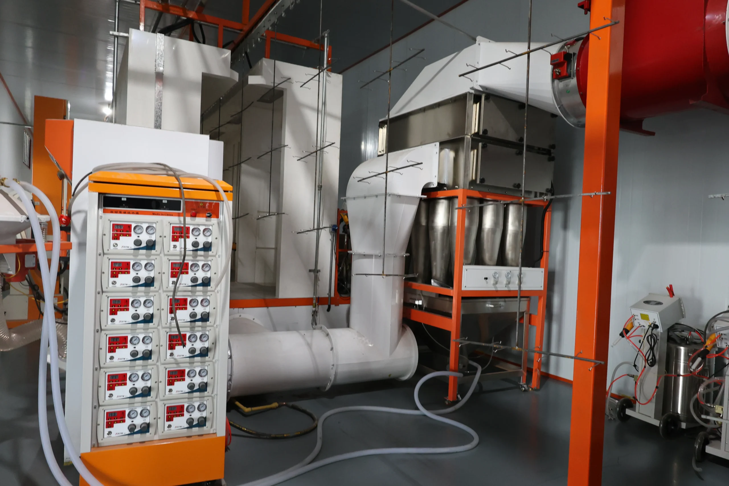 PLC control and environmental protection for building materials coating line