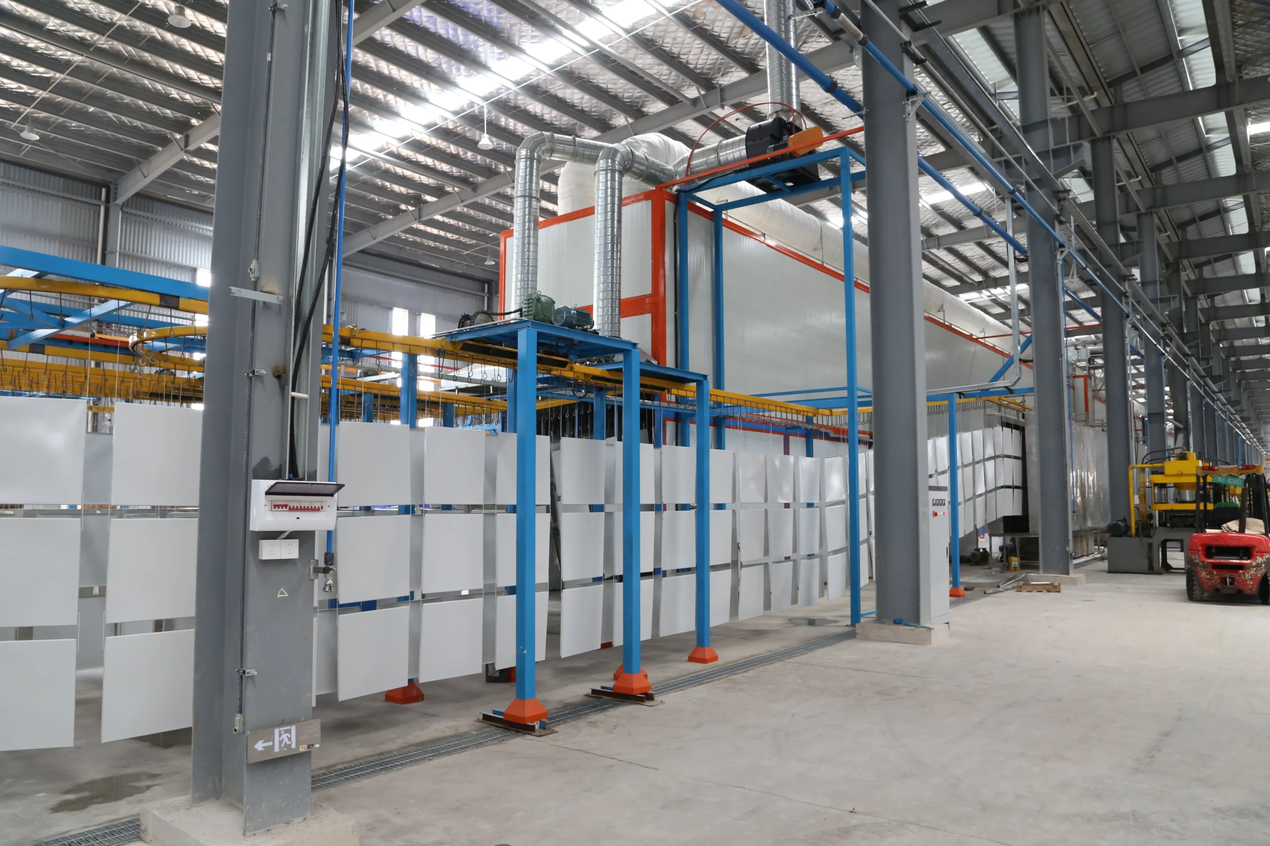Système professionnel de prétraitement de l’aluminium avec équipement de pulvérisation