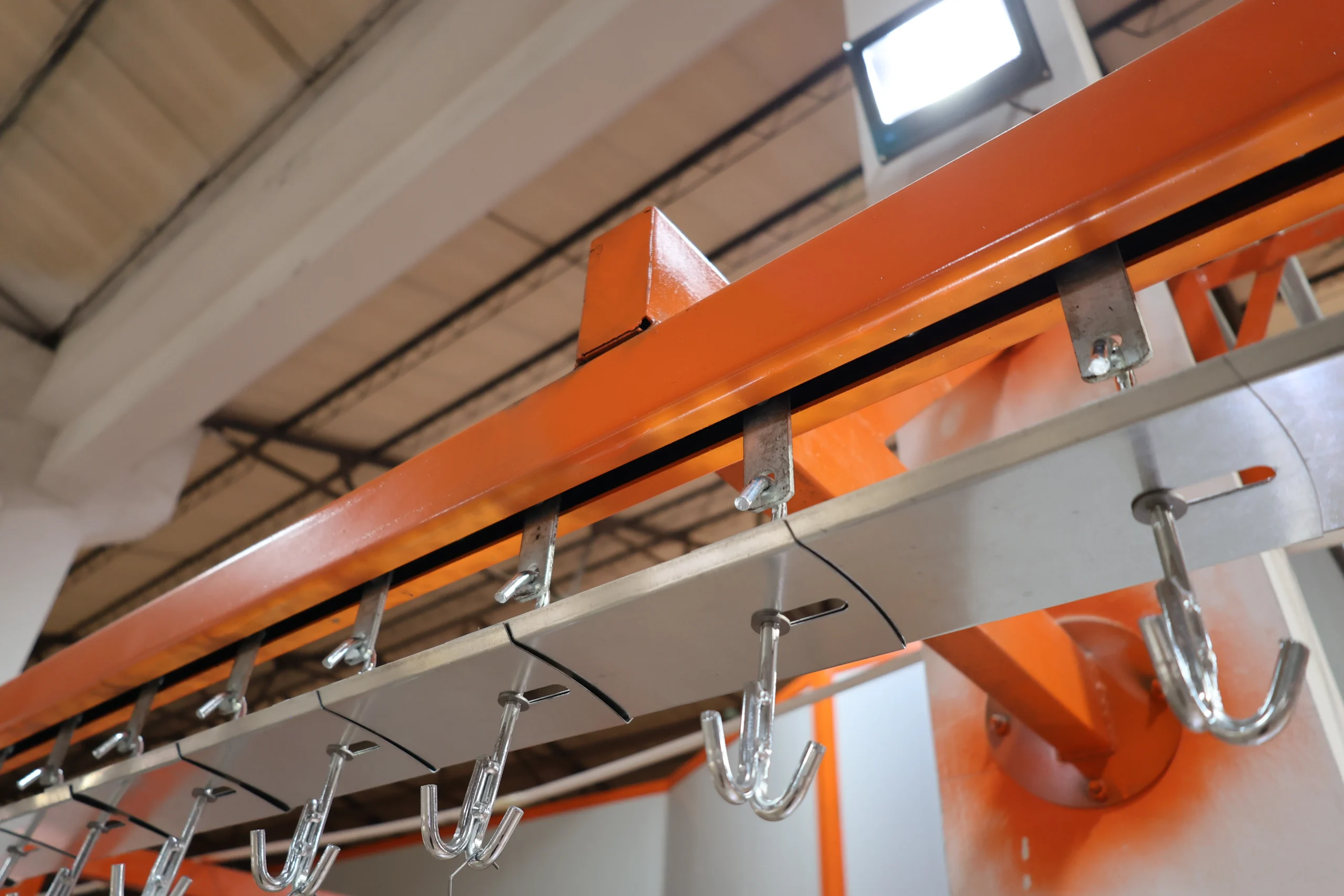 Example layout concept for long aluminium profiles