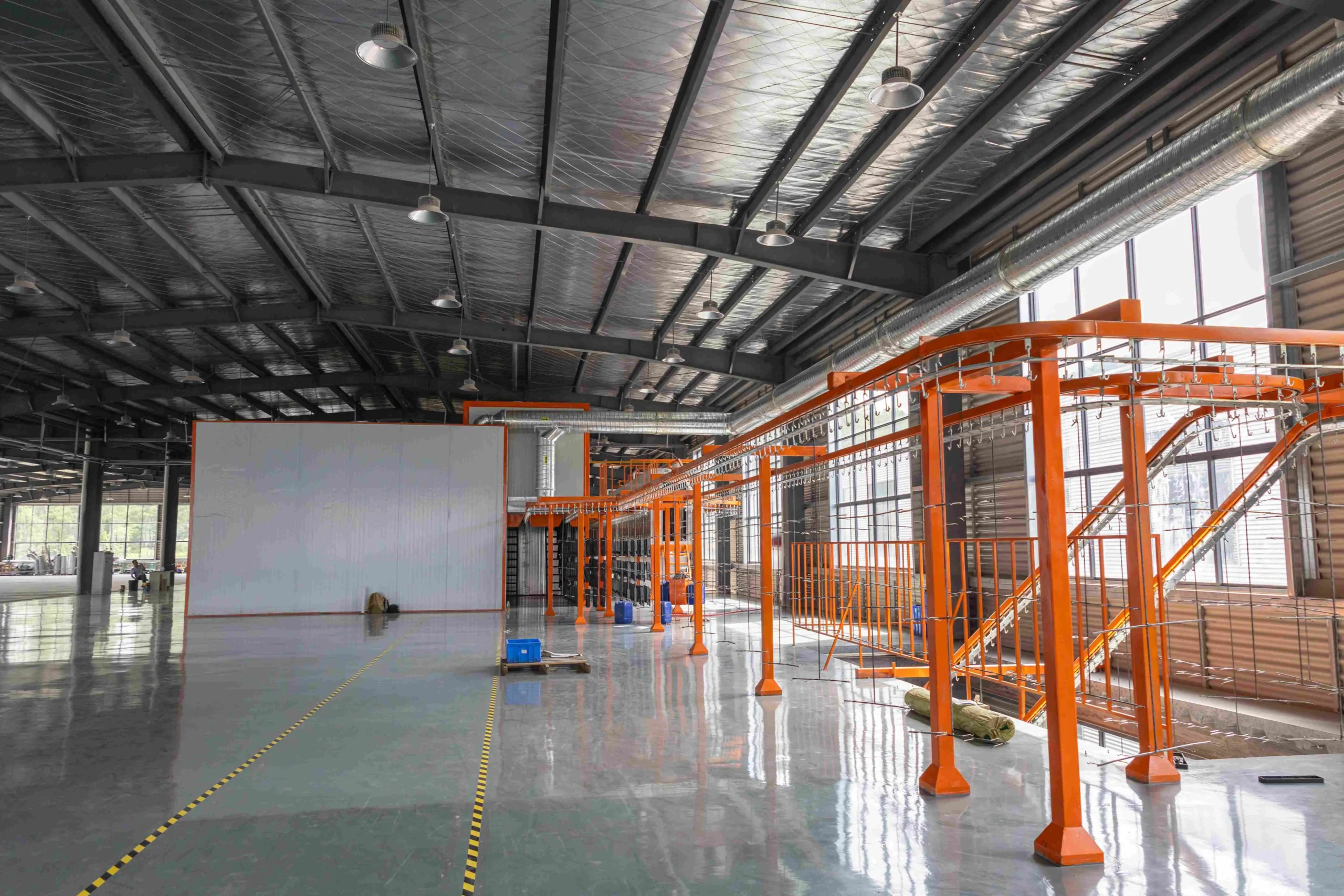 Electric powder coating curing oven with precise temperature control