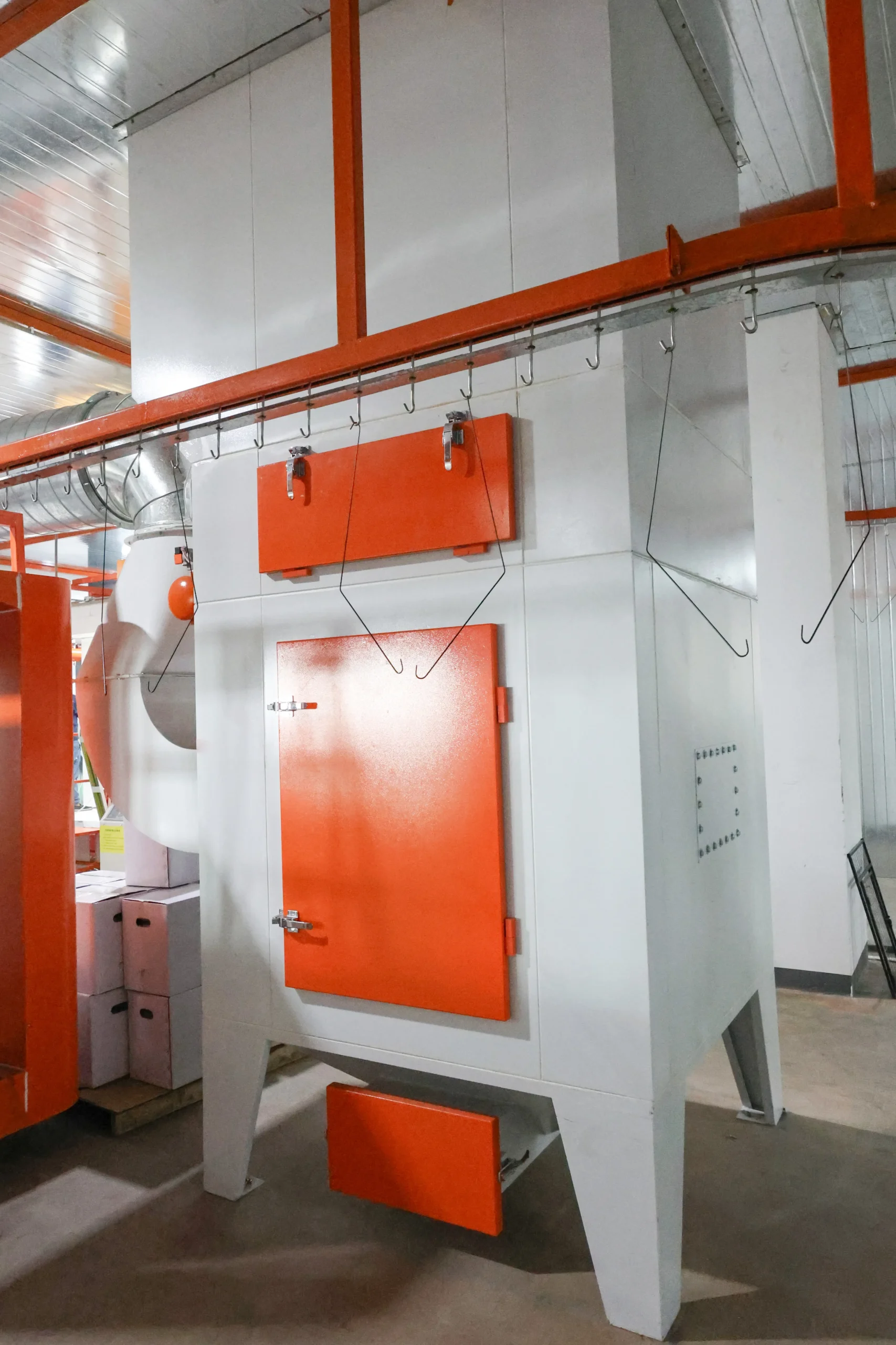 Gas-fired powder coating curing oven for fast heating