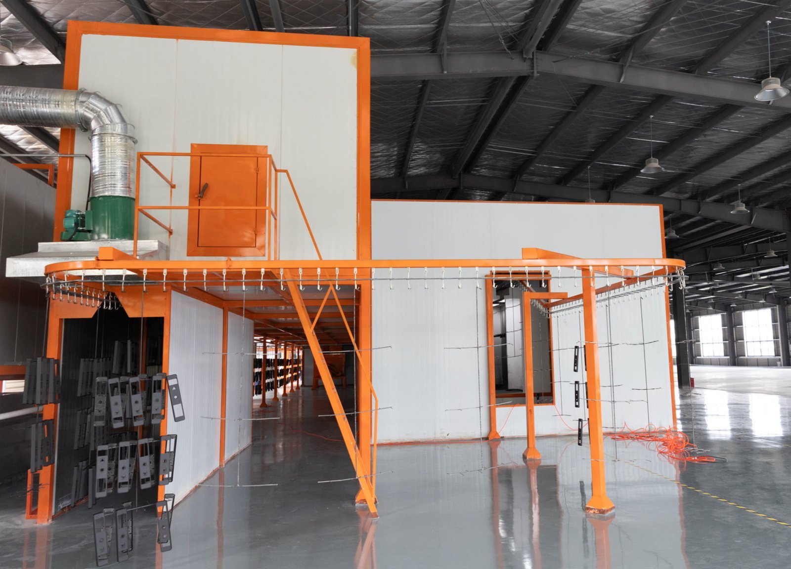 High precision powder coating for electronic component housings and PCB-related metal parts