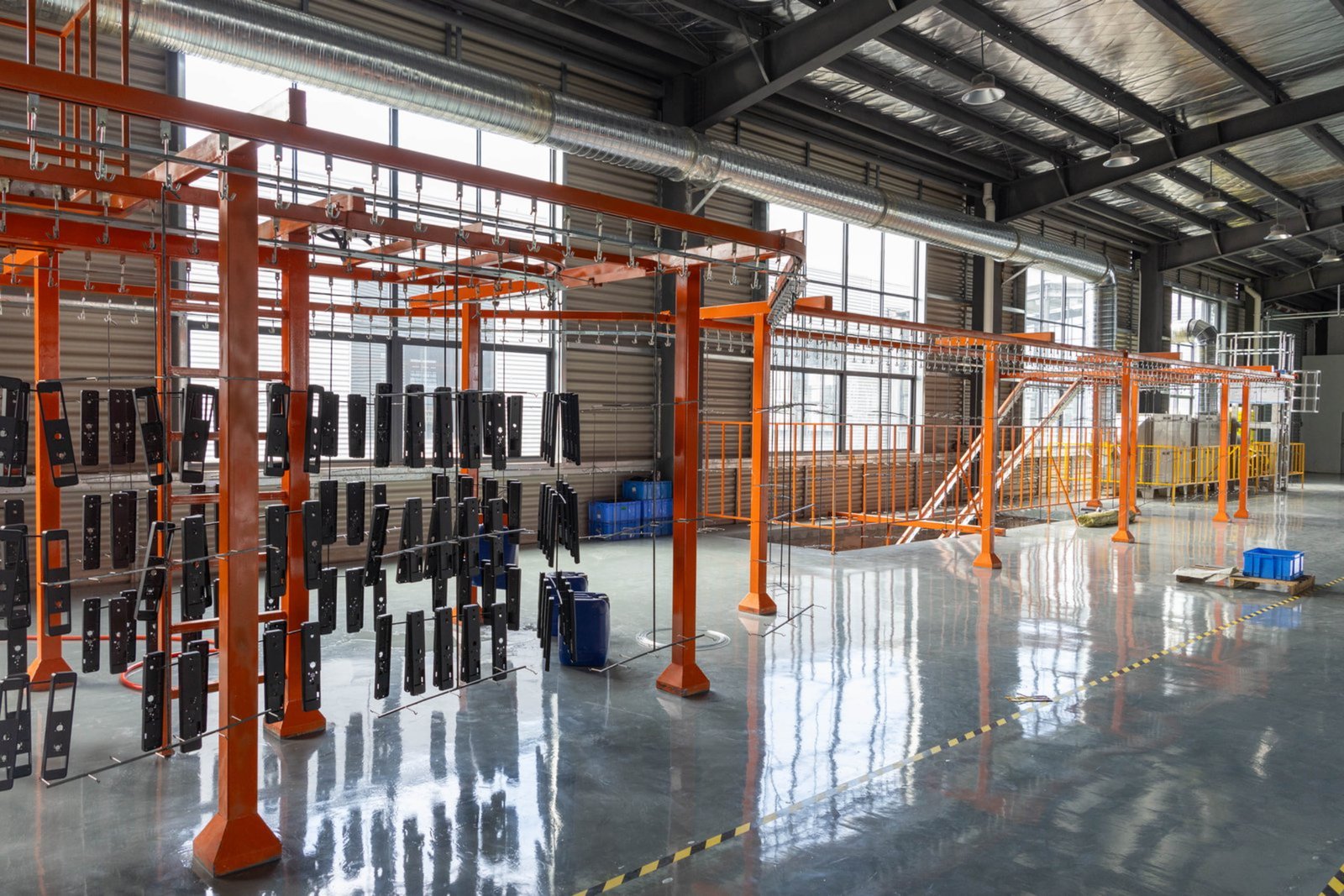 Efficient heat energy conversion in electric powder coating curing oven