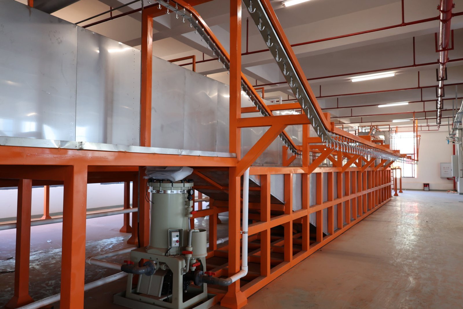 Complete Electrostatic Powder Coating Production Line System
