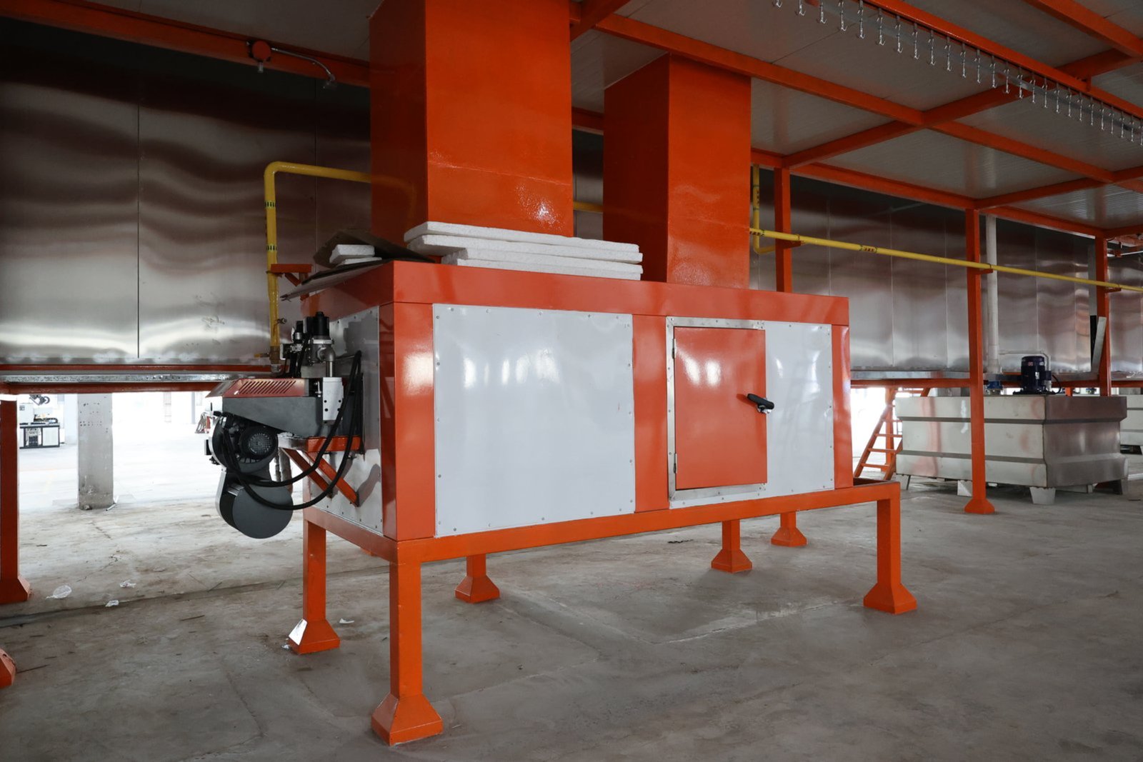 Client team members working with Ketu coating system