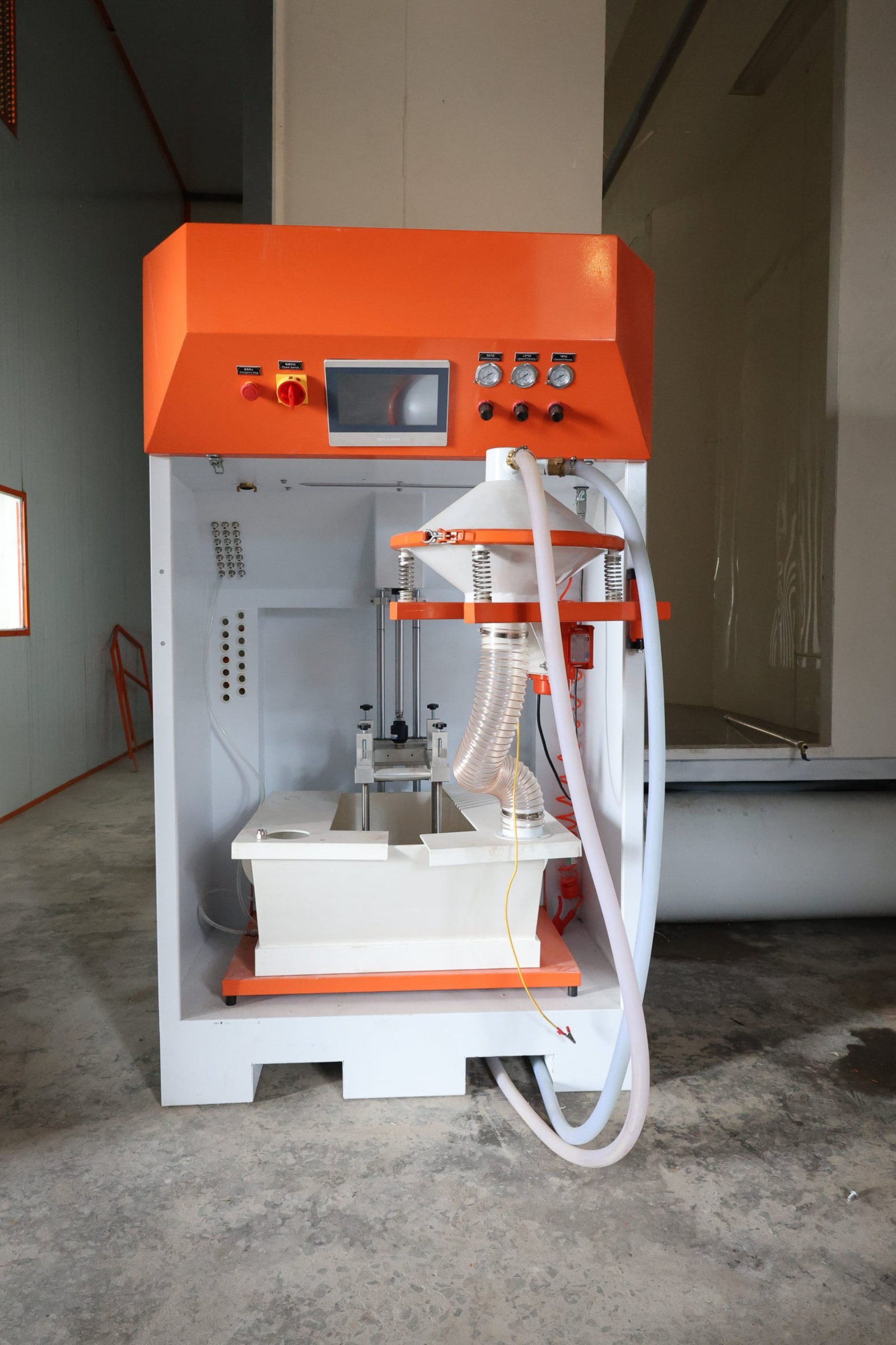 Client production line successfully coating products with Ketu system