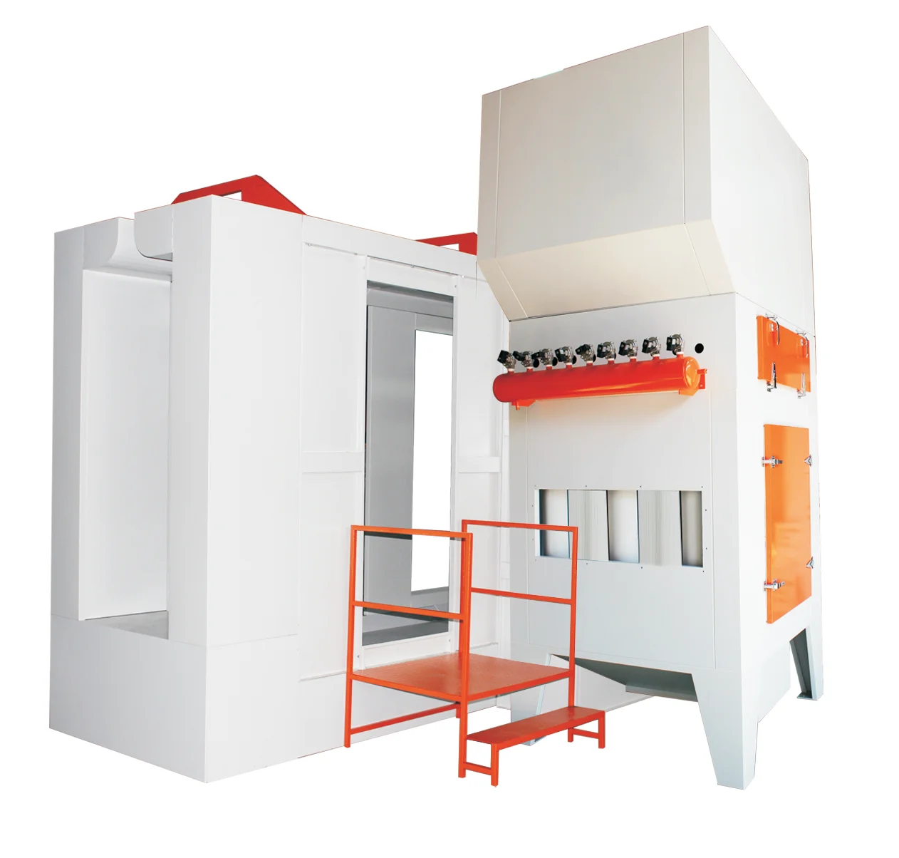 Single-Stage Cartridge Filter Powder Booth