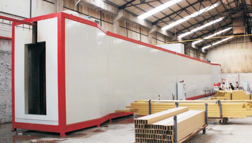 Straight-Through Horizontal Curing Oven