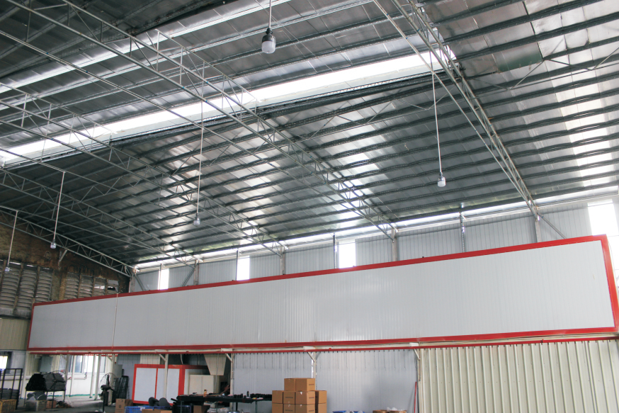 Straight-Through Bridge Curing Oven Site View