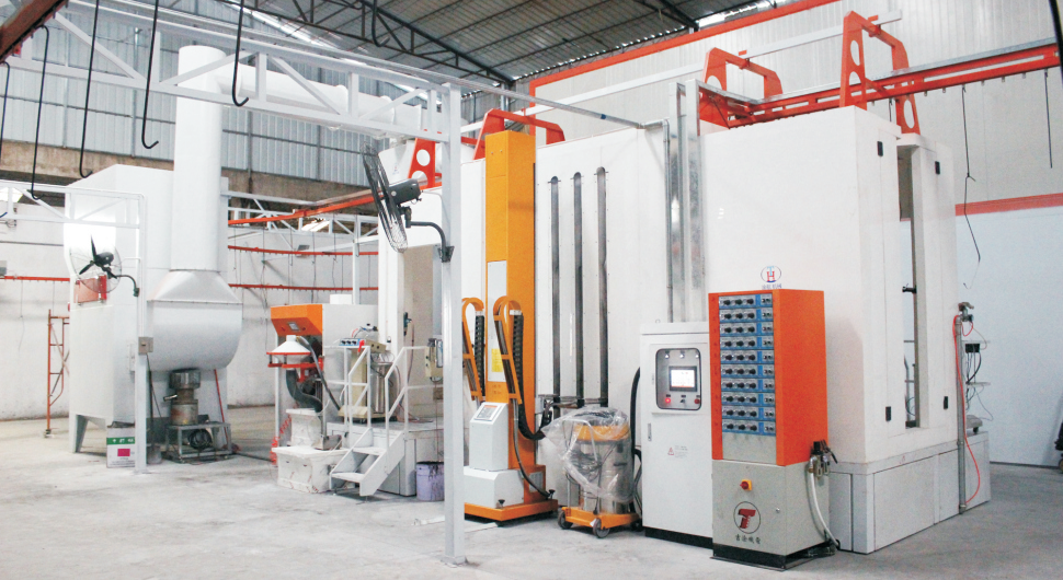 Electric or gas powder coating curing oven for furniture frames stable thermal profile