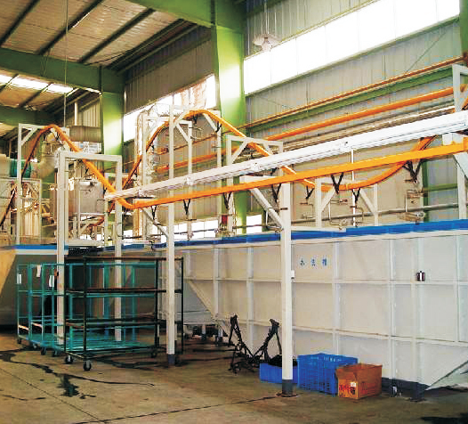 Compact manual pretreatment station