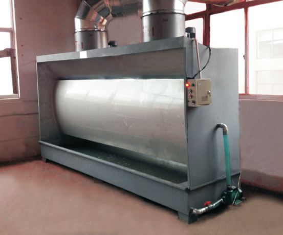 Water Curtain Spray Booth Detail