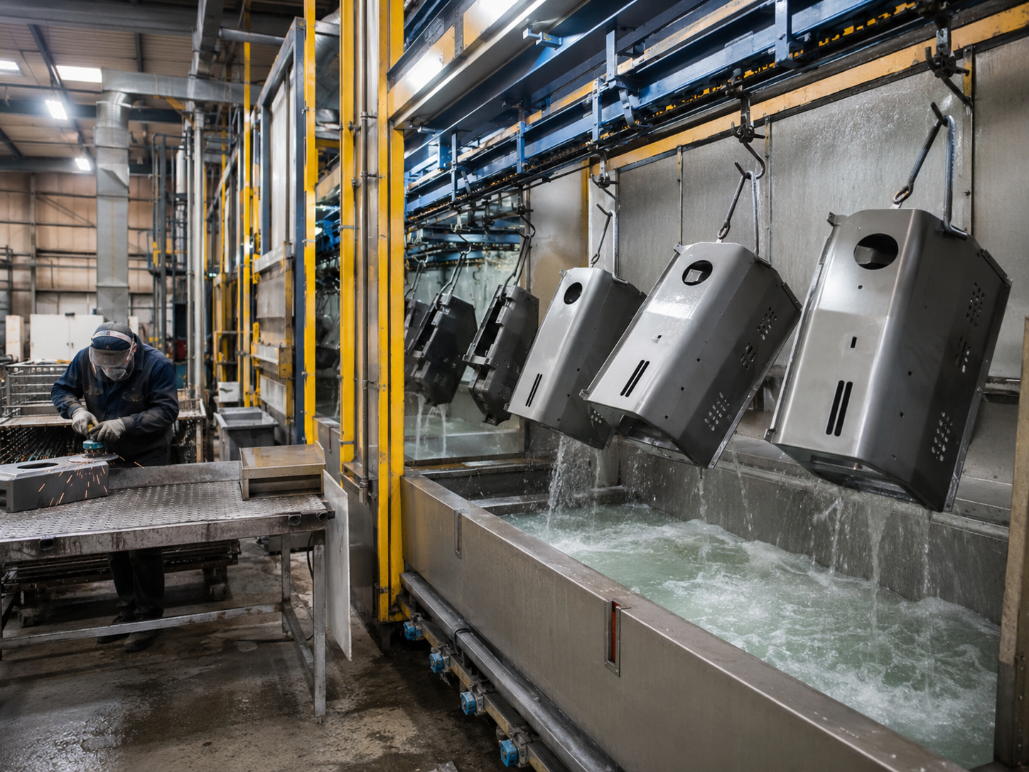 Highly adhesive coating for industrial equipment