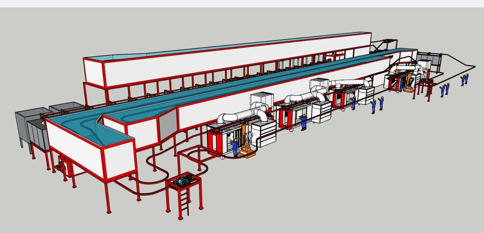 School furniture powder coating project thumbnail 4