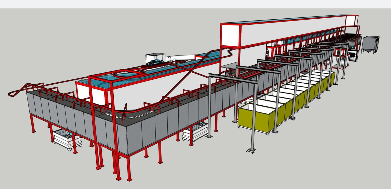 School furniture powder coating project thumbnail 3