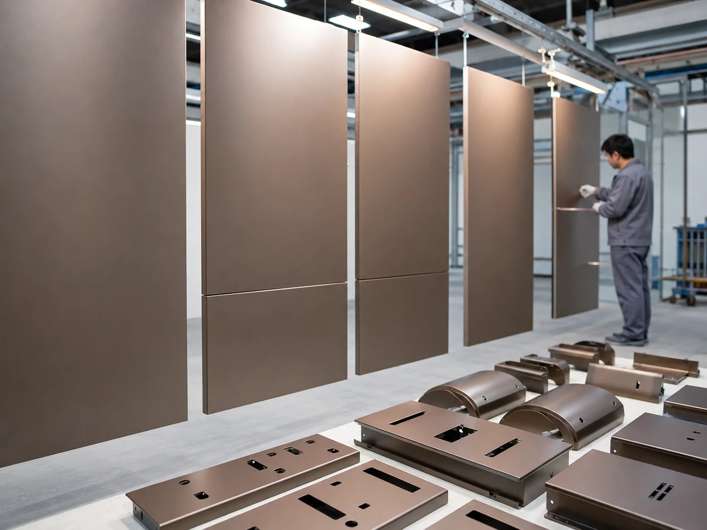 High precision elevator coating surface quality