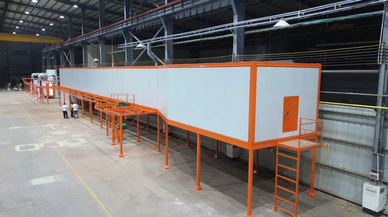 Natural gas curing oven