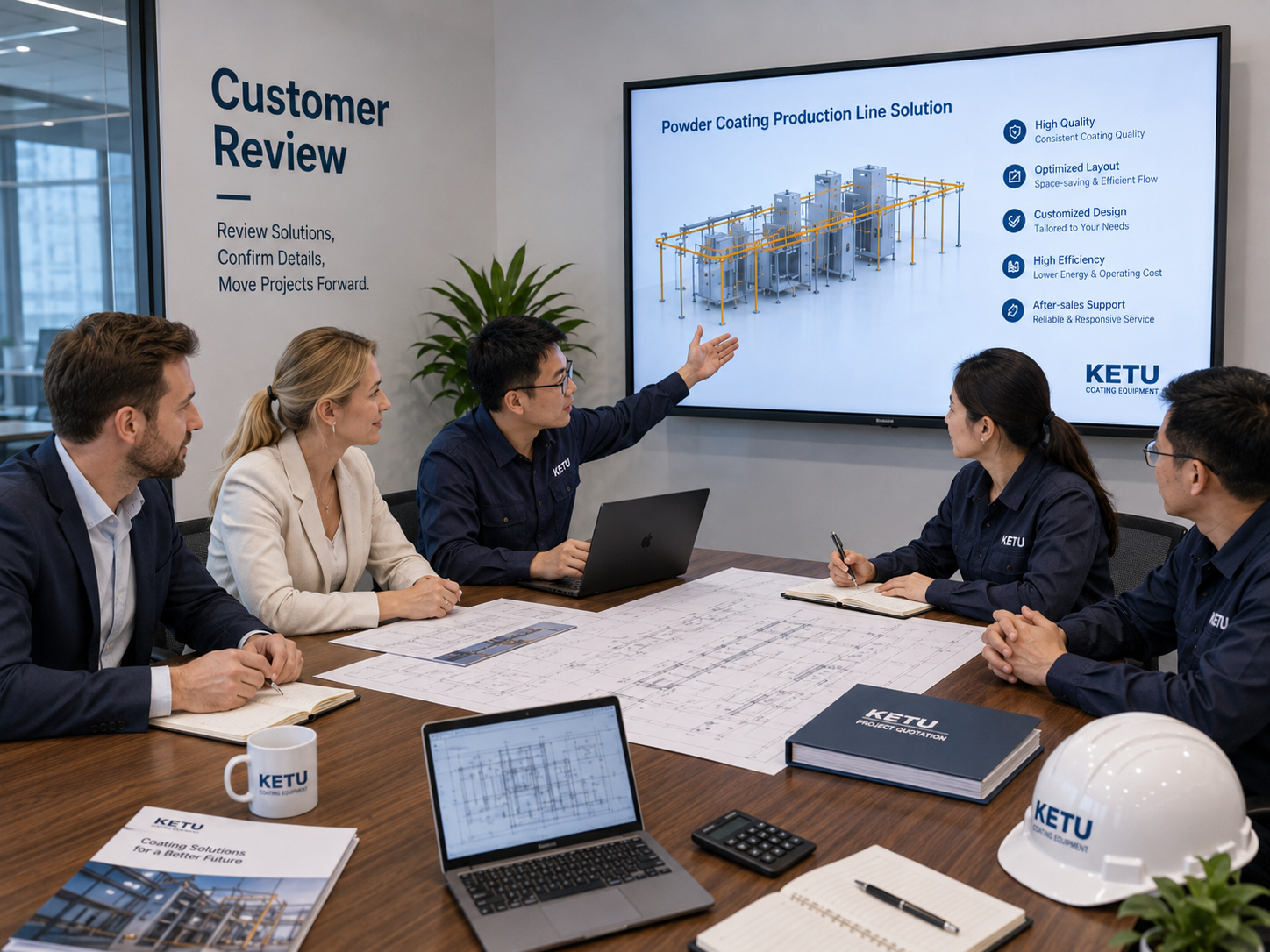 Customer review at KETU