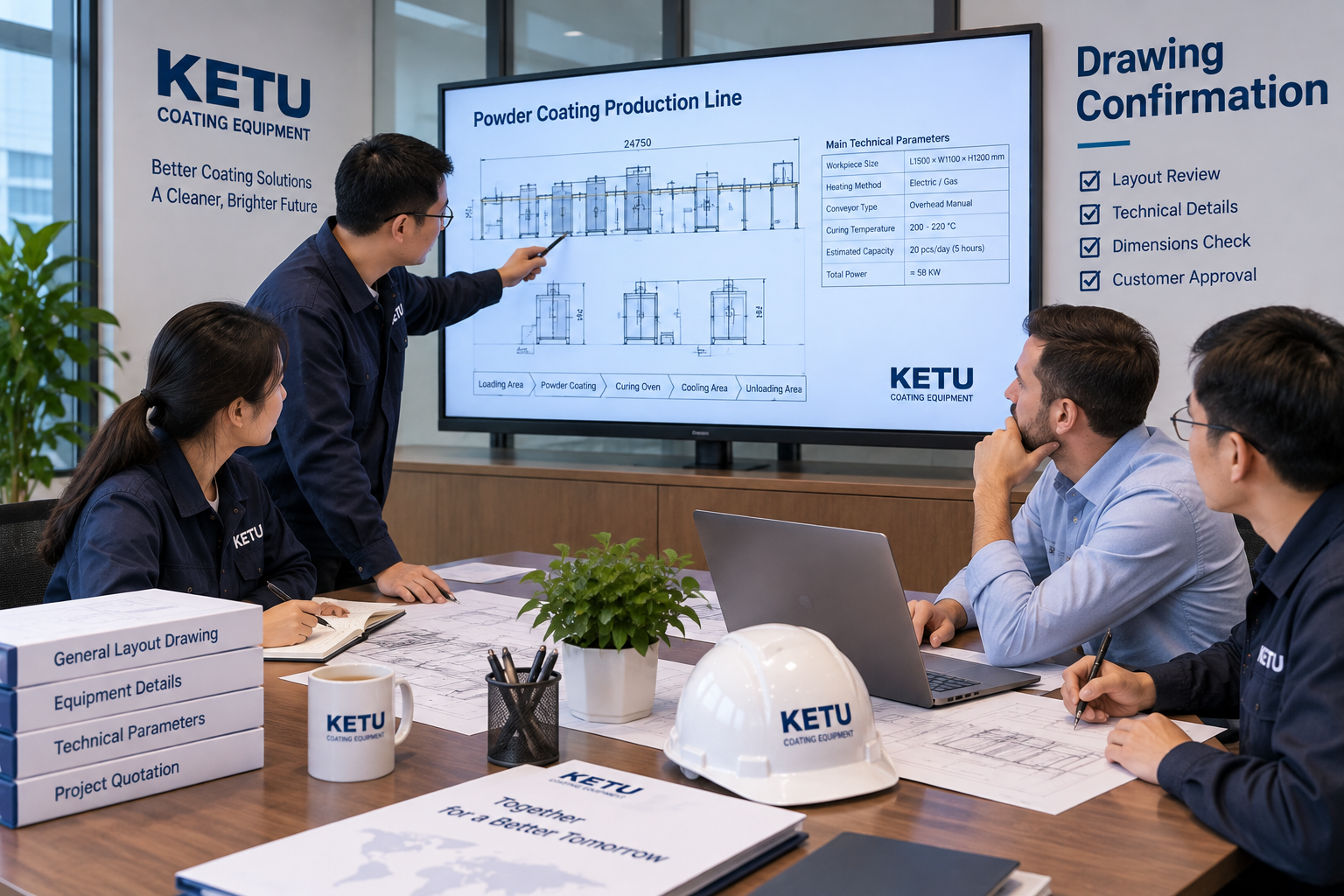 Drawing confirmation at KETU