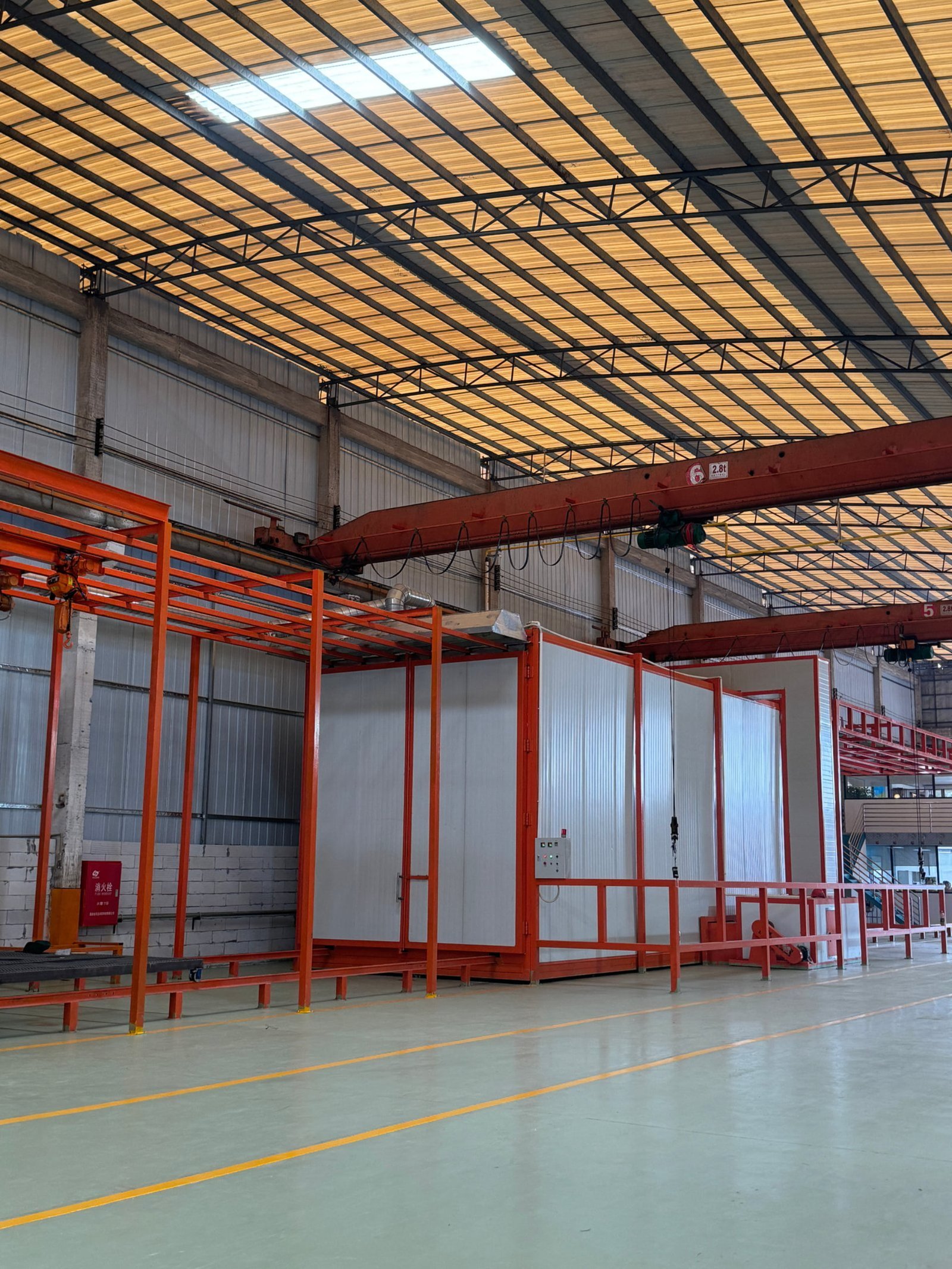 Powder Coating Booth Running