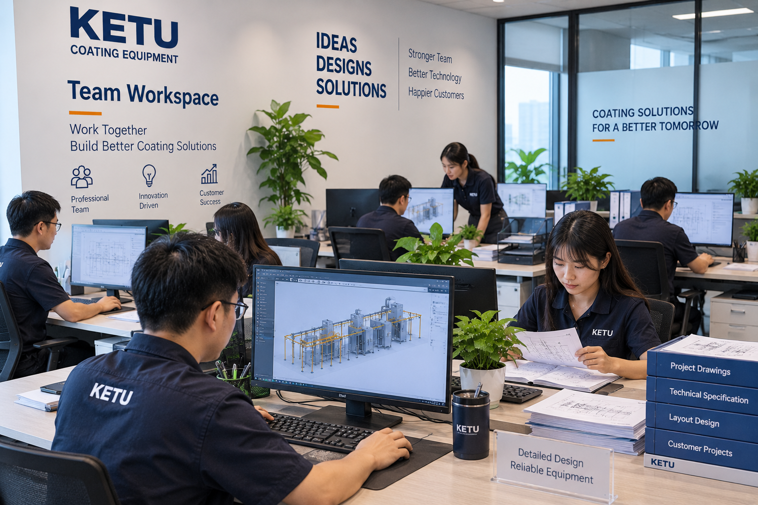 Team workspace at KETU