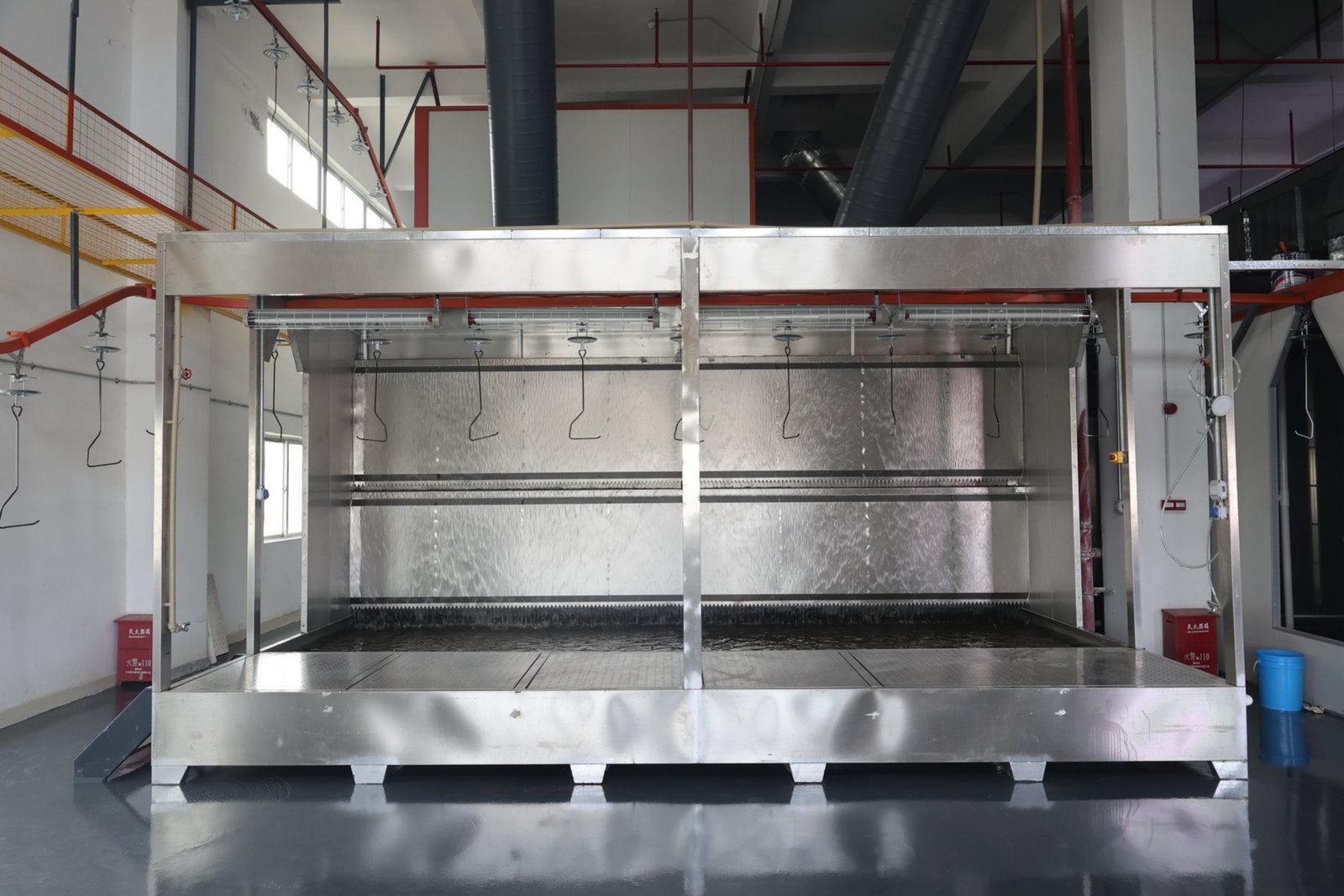 Manual Spray Booth Interior
