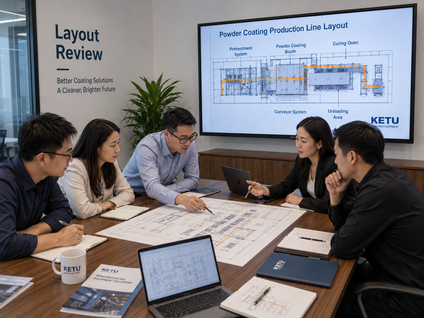 Layout review at KETU